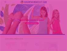 Tablet Screenshot of essentialbracelet.com